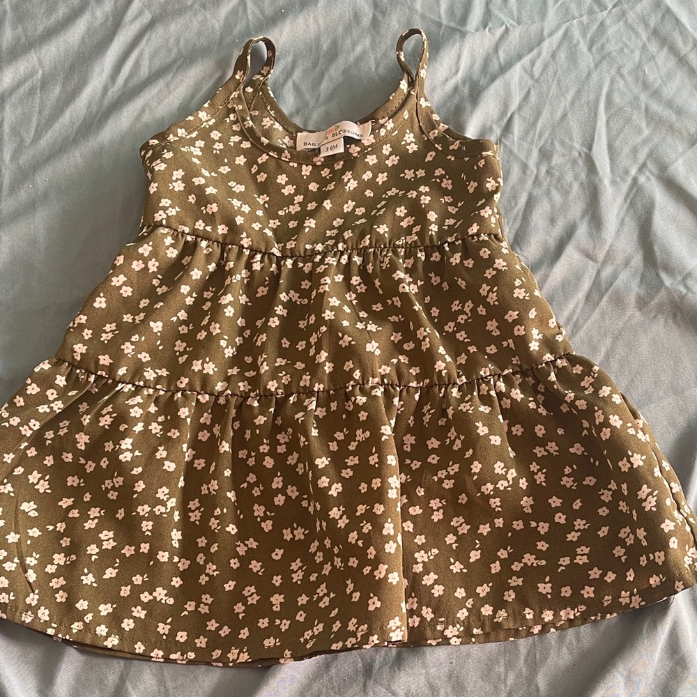 3-6 months Floral Tiered Dress
